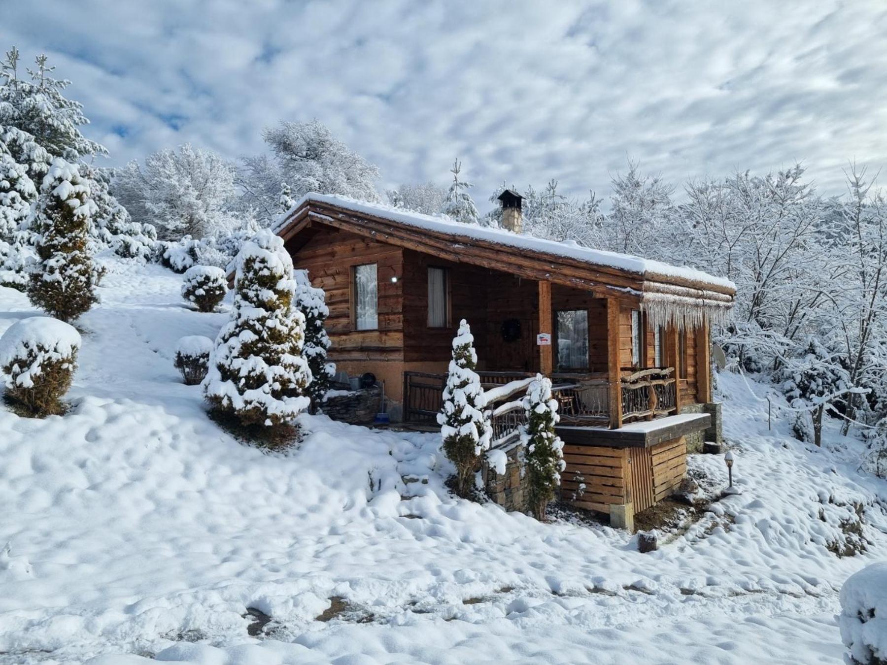 Панорама Хаус Лещен И Еко Къщи Дървена И Землянка エクステリア 写真