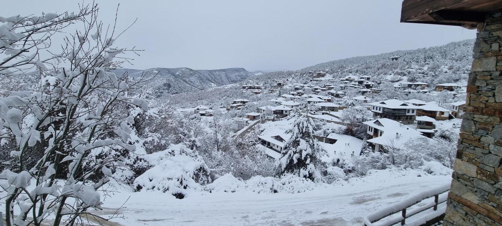 Панорама Хаус Лещен И Еко Къщи Дървена И Землянка エクステリア 写真
