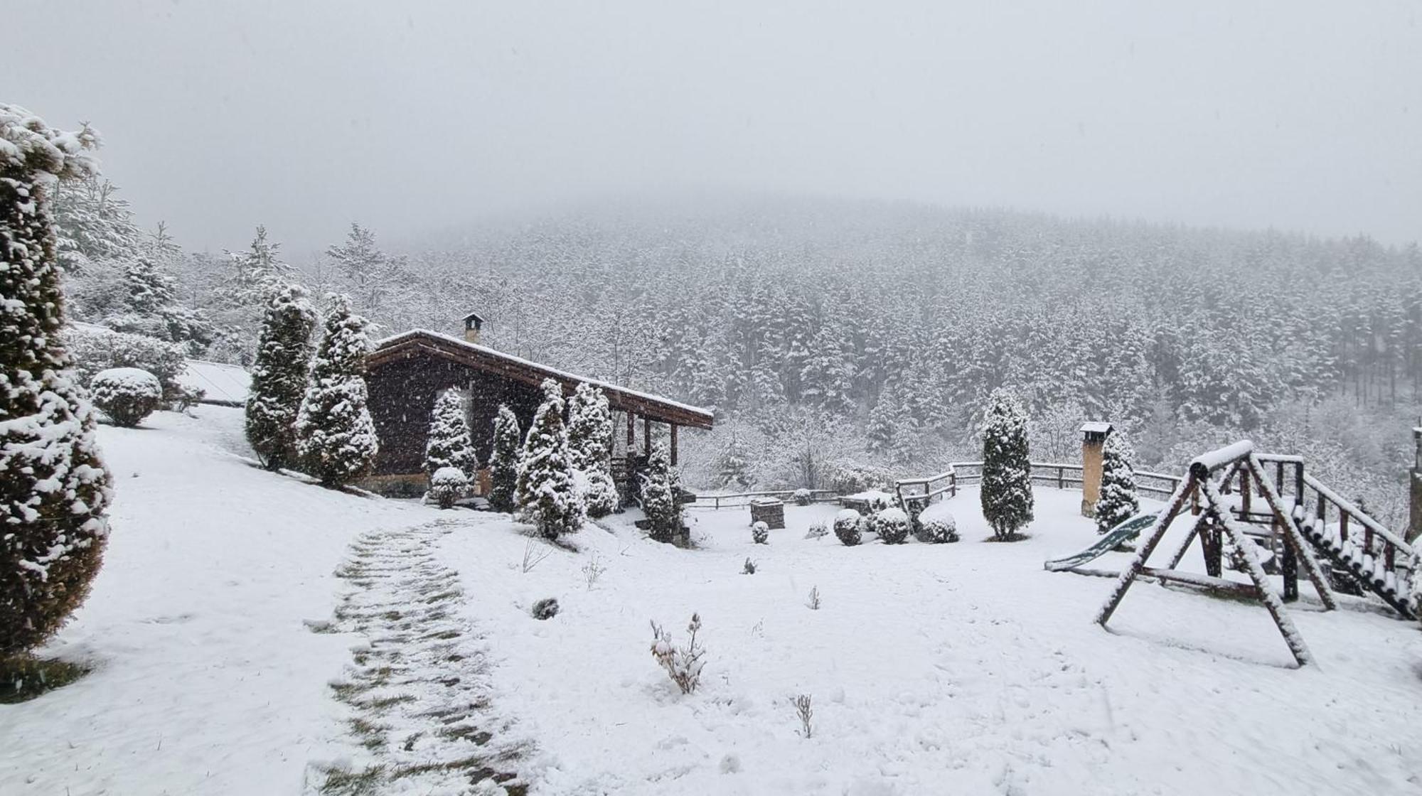 Панорама Хаус Лещен И Еко Къщи Дървена И Землянка エクステリア 写真