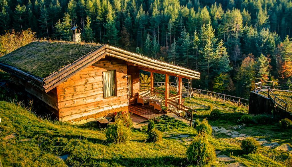Панорама Хаус Лещен И Еко Къщи Дървена И Землянка エクステリア 写真
